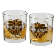 H-D Core Bar & Shield Double Old Fashioned Set