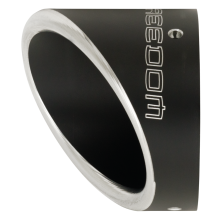 TURNOUT END CAP 4.5 SCULPTED BLACK