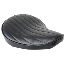 Tuck & Roll Solo Seat Small Black Vinyl