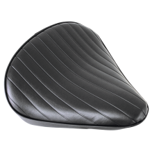 Tuck & Roll Solo Seat Large Black Vinyl