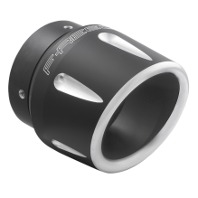 Combat 4.5 Harley endcap Black Sculpted