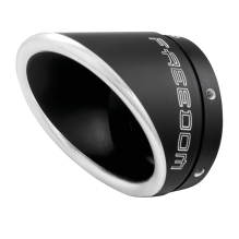 COMBAT SHORTY END CAP 4.5 SCULPTED BLCK