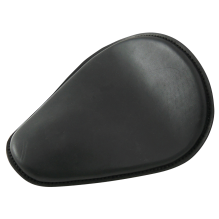 Smooth Solo Seat Black Leather